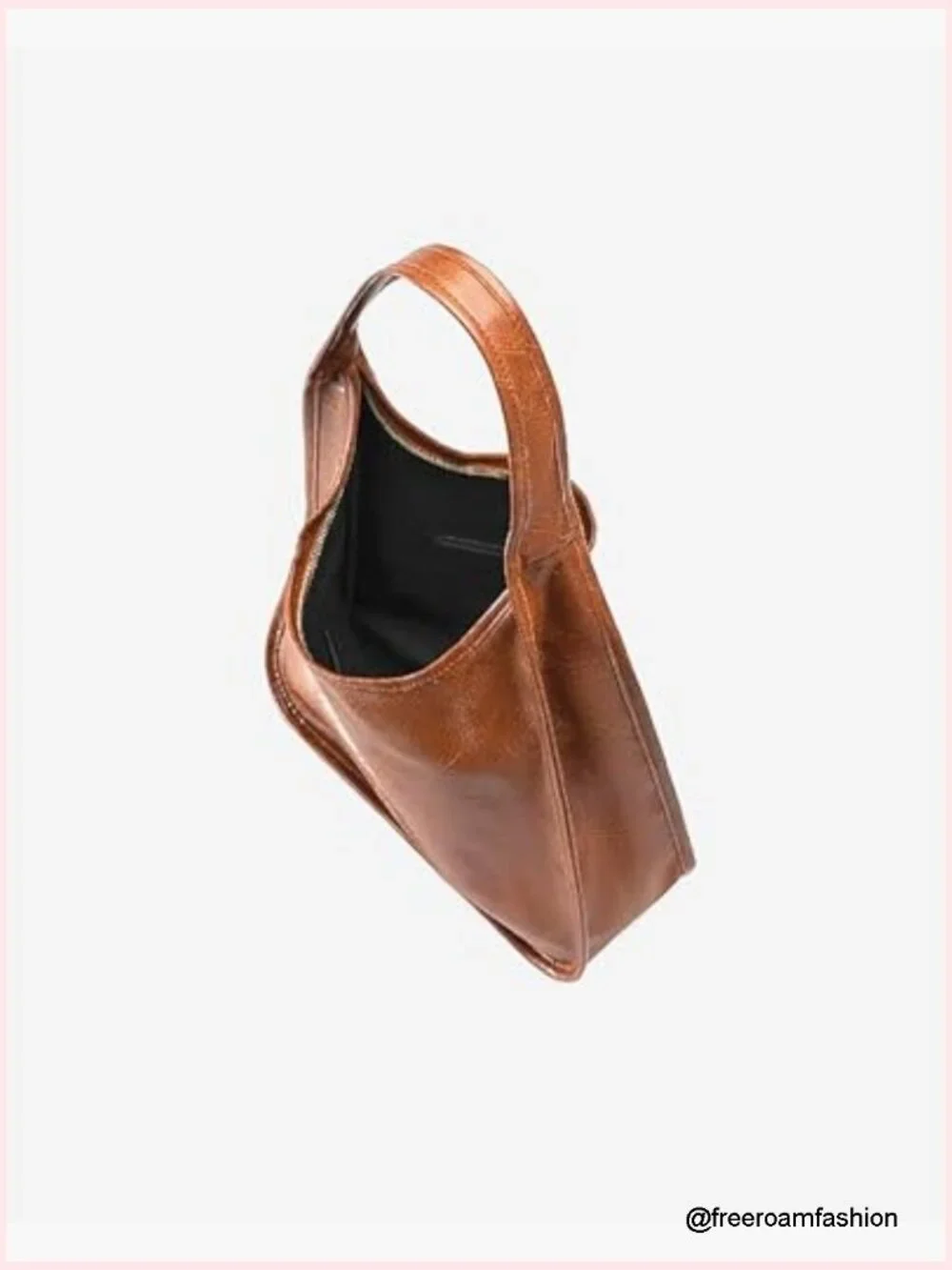 PU Leather Hobo Shoulder Bag Tote for Work Travel Spacious Bucket Purse